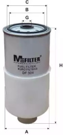 Фільтр палива MFILTER DF 304